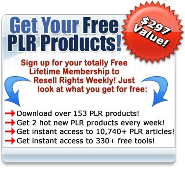 Get Your FREE PLR Products